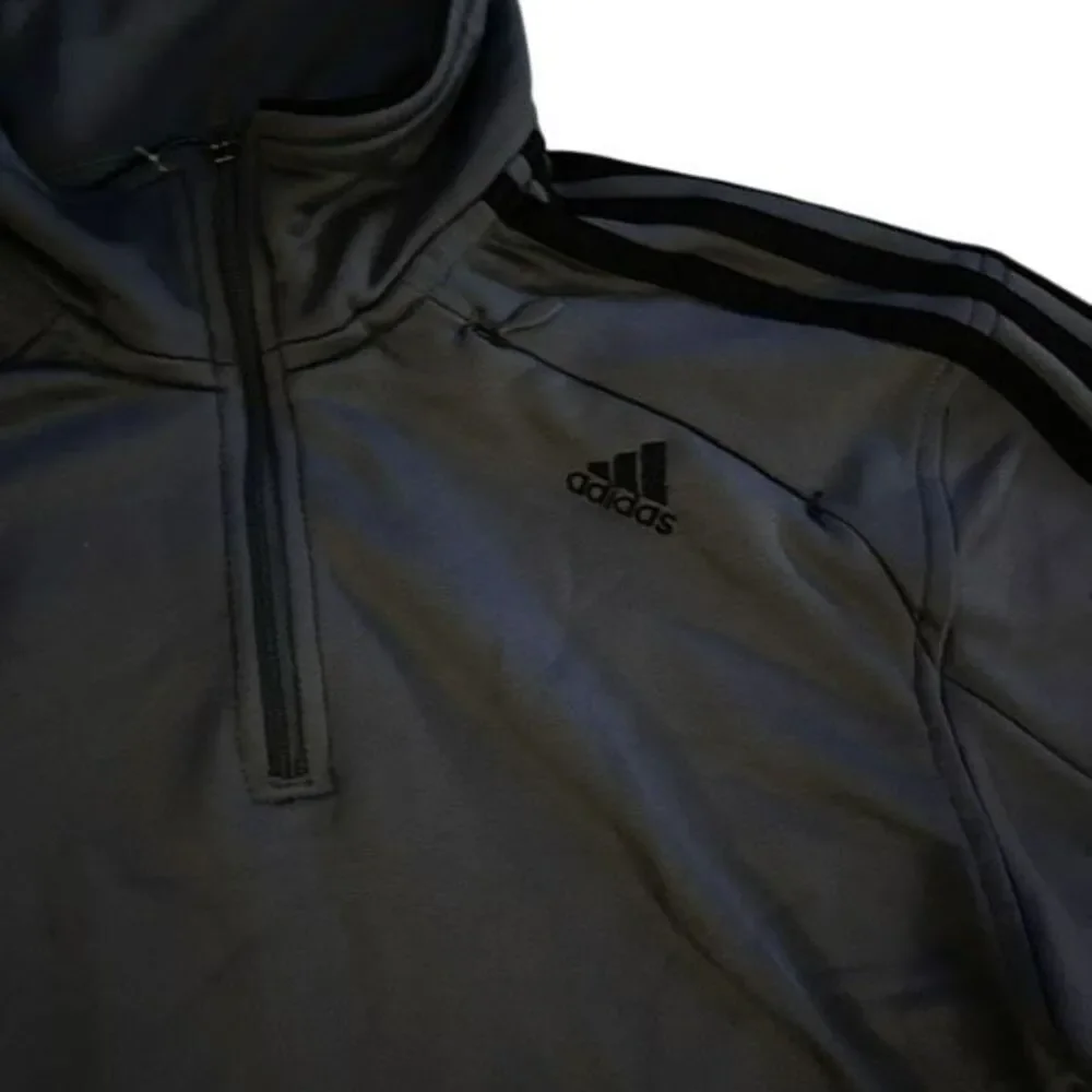 ADIDAS HALF ZIP TRACK JACKET